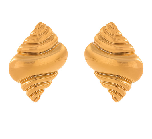 Earrings 18k gold plate