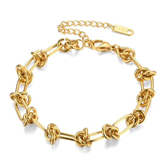 Bracelet 18k gold stainless steel