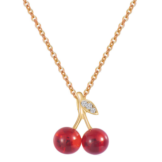 Cherry necklace