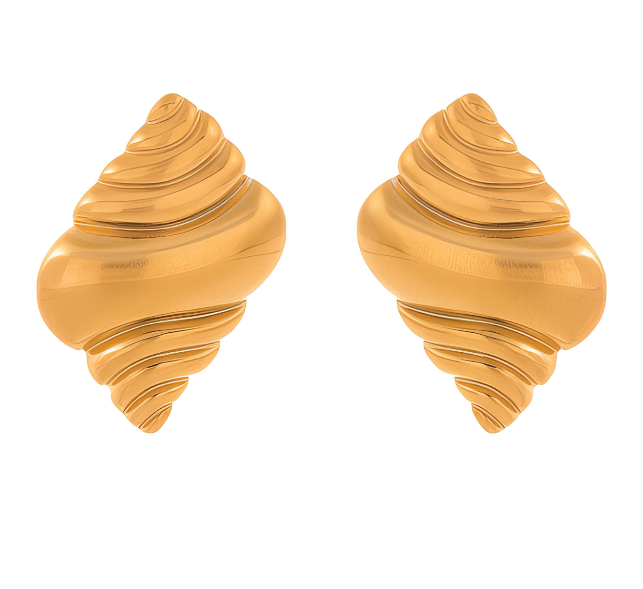 Earrings 18k gold plate